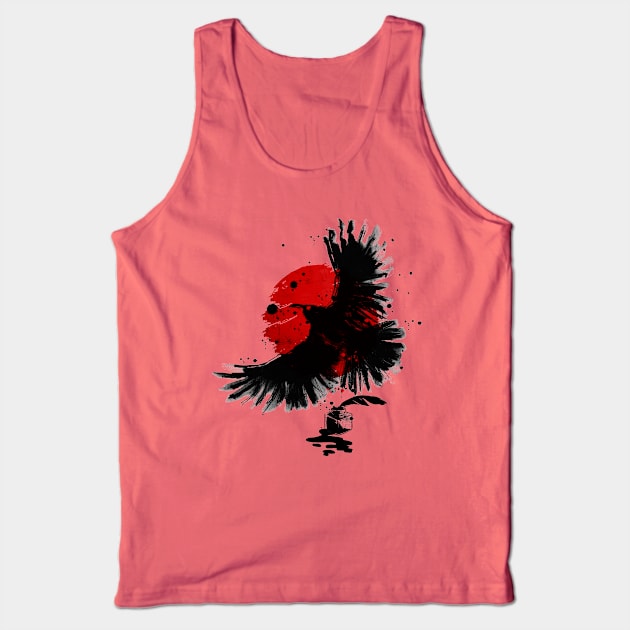 Ink Raven Tank Top by clingcling